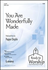 You Are Wonderfully Made SATB choral sheet music cover